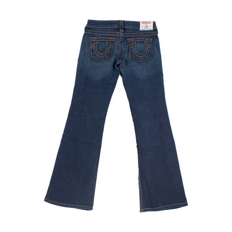 True Religion Bootcut Jeans - Dark Blue - Size 28