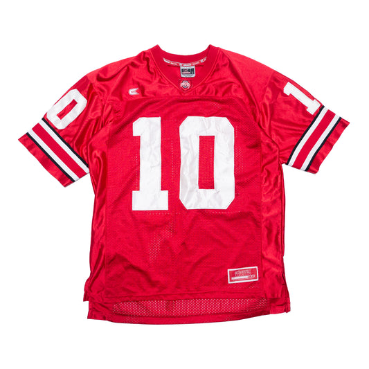 Ohio State Football Jersey #10 – Vintage College Fit - Größe XL