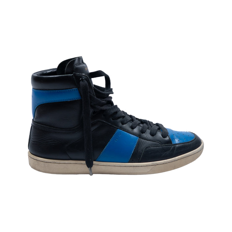 Saint Laurent SL/10H Court Classic High Sneaker – Royal Blue / Size 44 EU