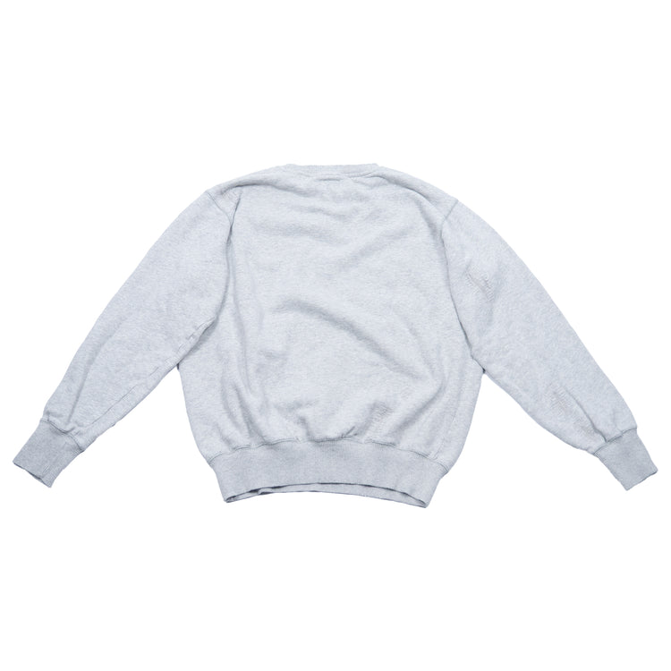Diesel Vintage Sweatshirt – Graumeliert mit Wolfsmotiv – Größe L