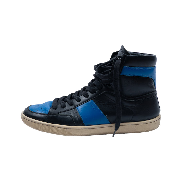 Saint Laurent SL/10H Court Classic High Sneaker – Royal Blue – Größe 41