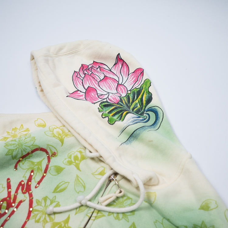 Ed Hardy Zip Hoodie – 2000s Floral Tattoo Look