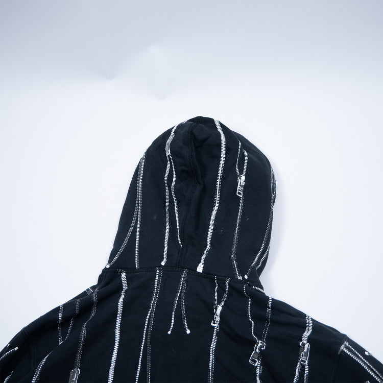 Diesel Kapuzenpullover mit Zipper-Muster