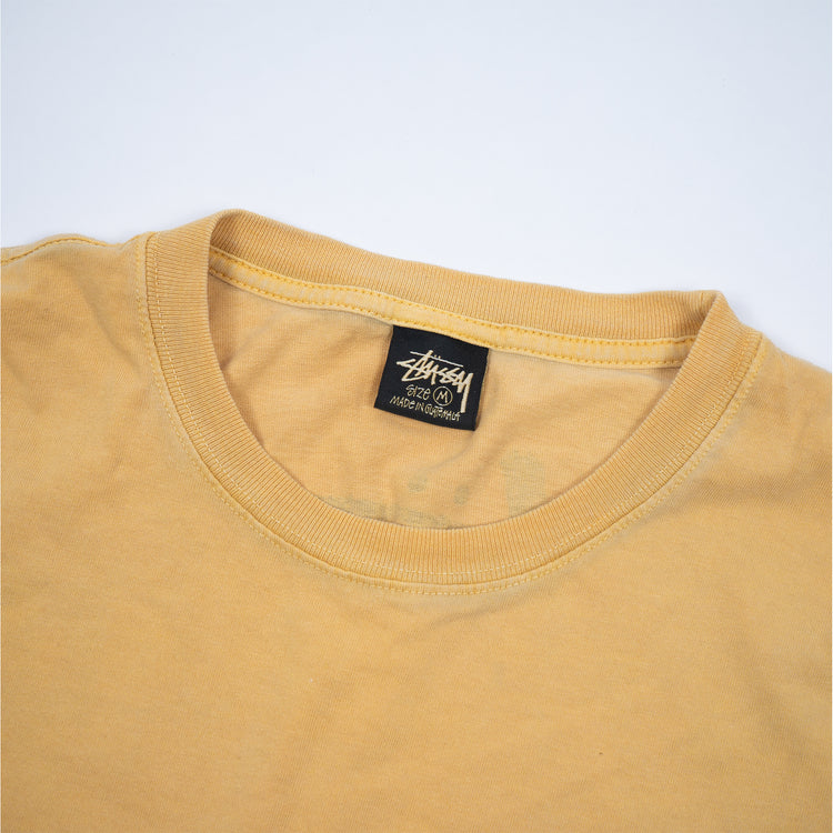 Stüssy Strike Longsleeve 'Honey' – Y2K Printshirt – Größe M