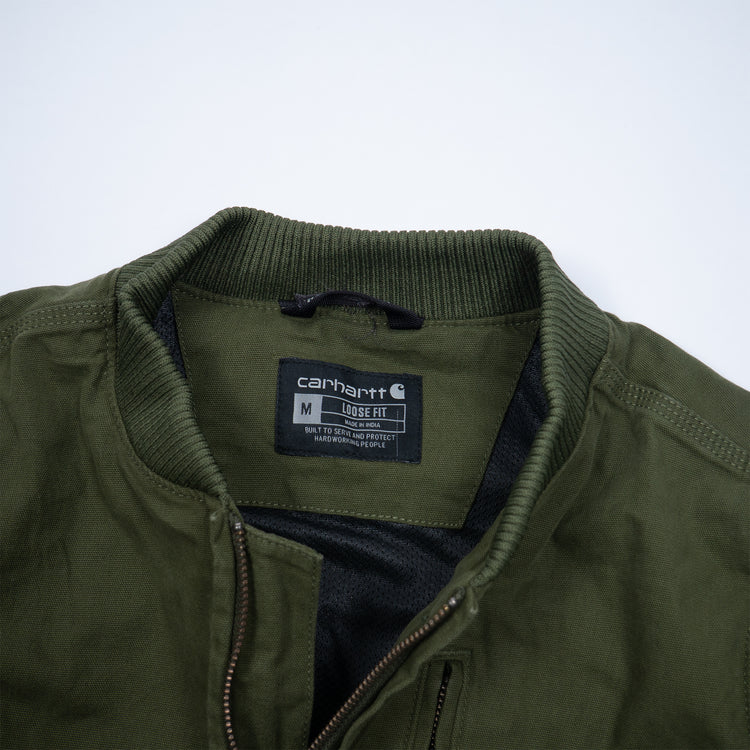 Carhartt Rugged Flex Canvas Jacket – Grün – Damen – Größe M