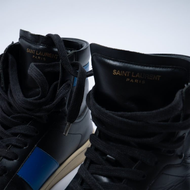 Saint Laurent SL/10H Court Classic High Sneaker – Royal Blue – Größe 41
