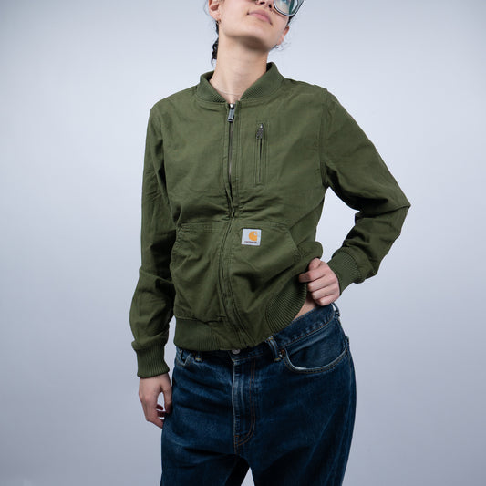 Carhartt Rugged Flex Canvas Jacket – Grün – Damen – Größe M