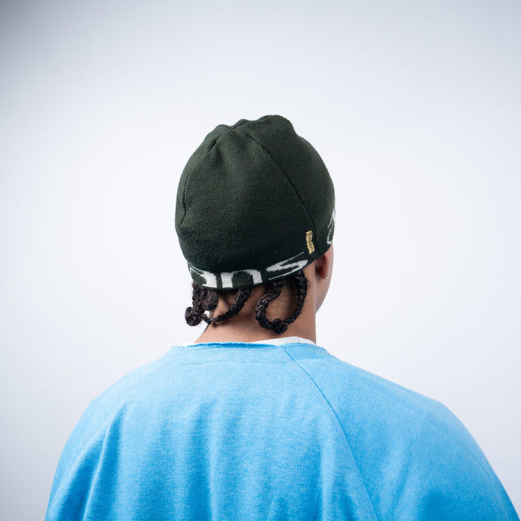 Armani Jeans Beanie – Khaki Grün – One Size